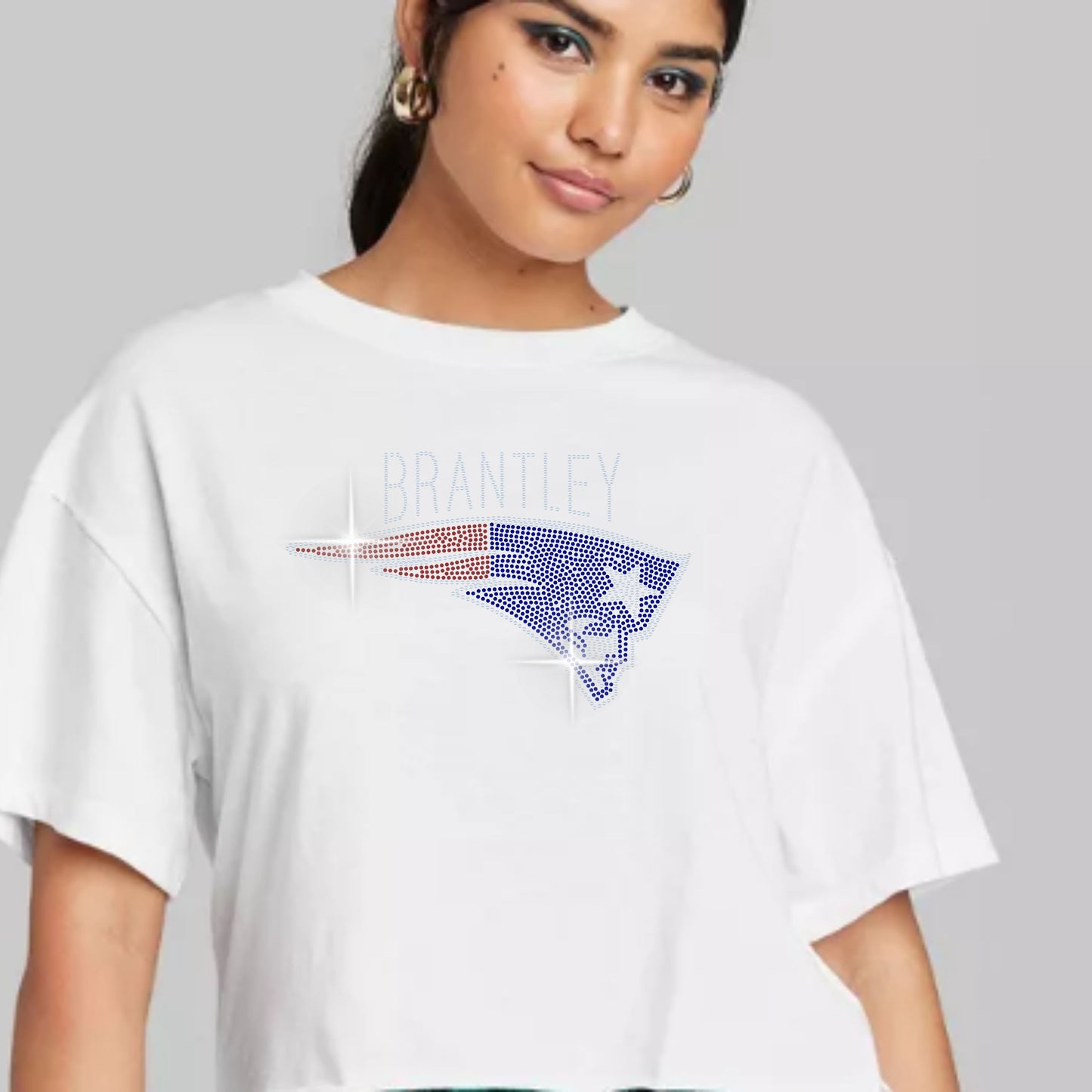 Brantley Patriot Bling Crop Top