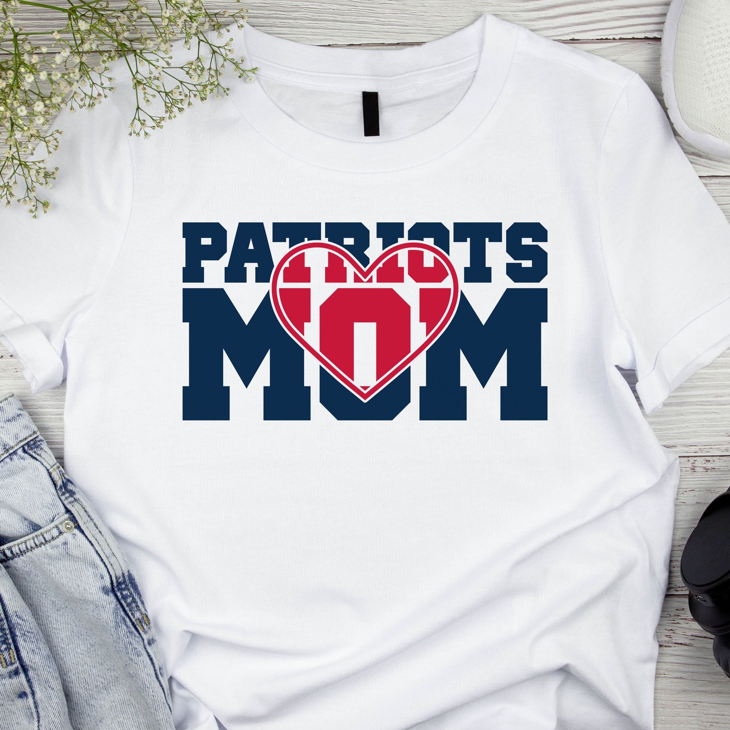 Patriots Mom Heart
