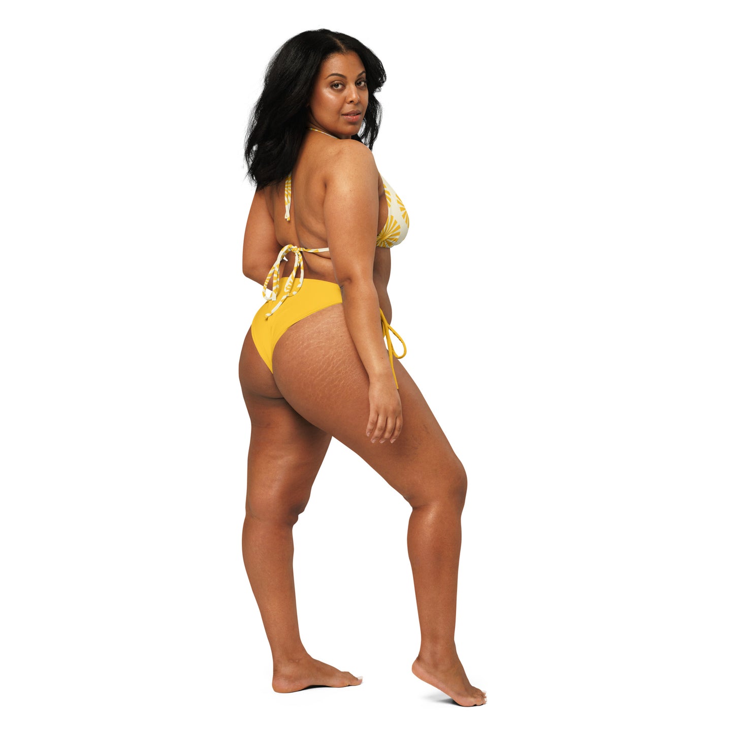 Ladies Yellow Sunshine Bikini Set